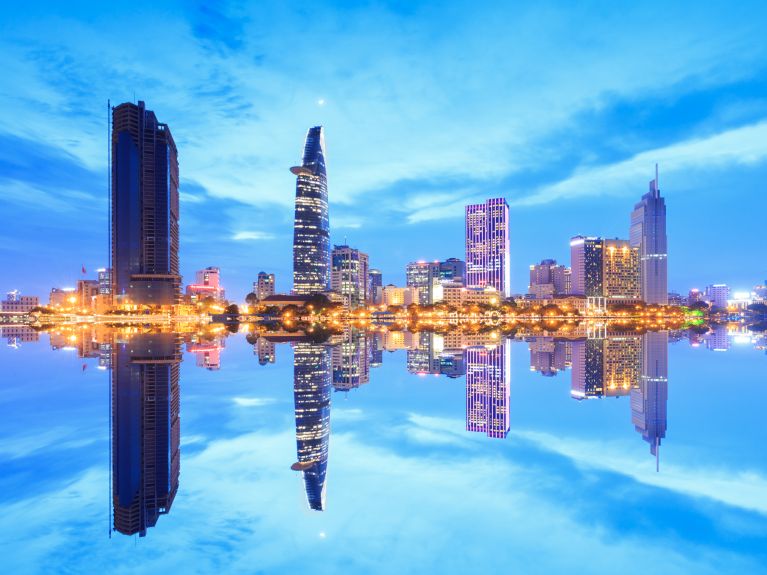 Skyline of Ho Chi Minh City