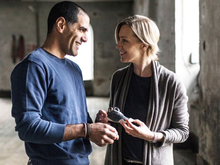 Ran and Anna Yona set up Wildling Shoes in 2015. Ran and Anna Yona set up Wildling Shoes in 2015.