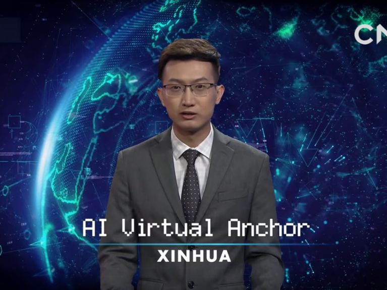 KI-Nachrichtensprecher der staatlichen Agentur Xinhua