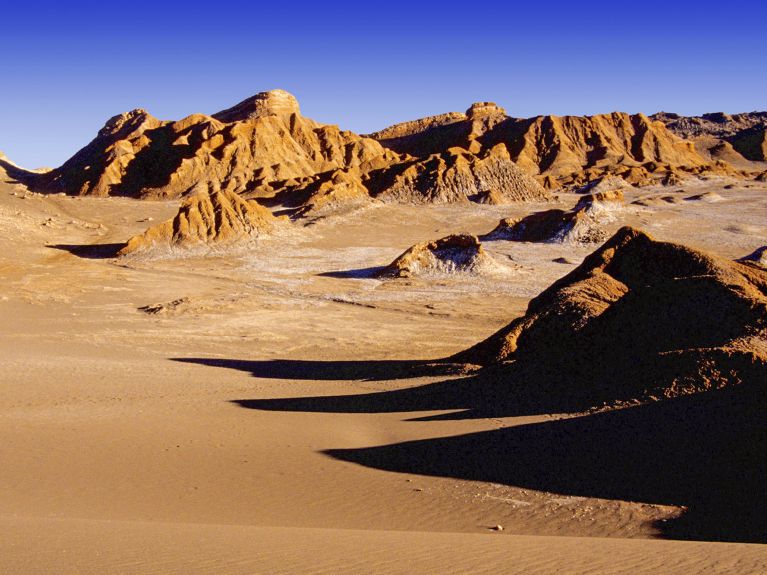 Desierto de Atacama, Chile: gran abundancia de energía solar.