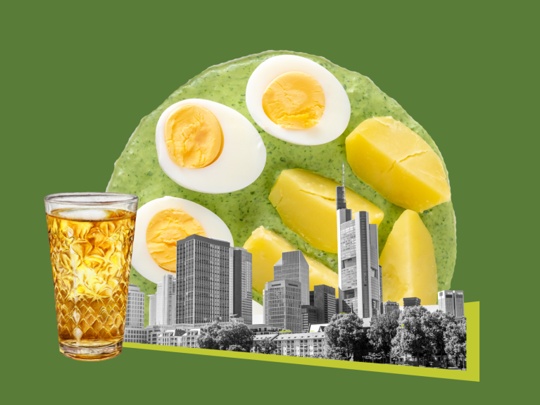 Frankfurt am Main: Grüne Soße – geschäftig und erstaunlich krautig
