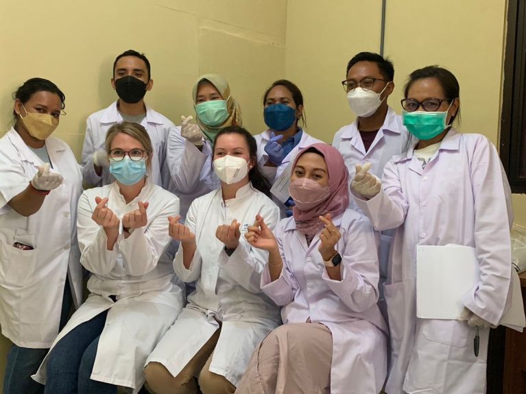 A heart for research: the UGM team in Indonesia A heart for research: the UGM team in Indonesia