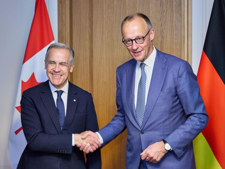 Mark Carney and Friedrich Merz