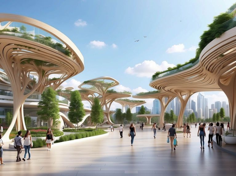 This is how AI imagines Christiane Varga's ideas for the city of the future. This is how AI imagines Christiane Varga's ideas for the city of the future.