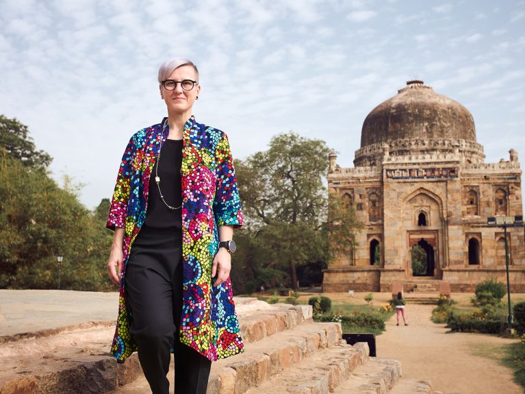 Juliane Drews, directrice des ressources humaines à l’UNICEF Inde, à New Delhi