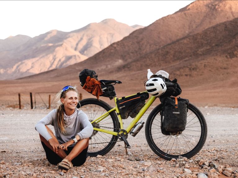 Wiebke Lühmann cycled from Freiburg to the Cape of Good Hope.