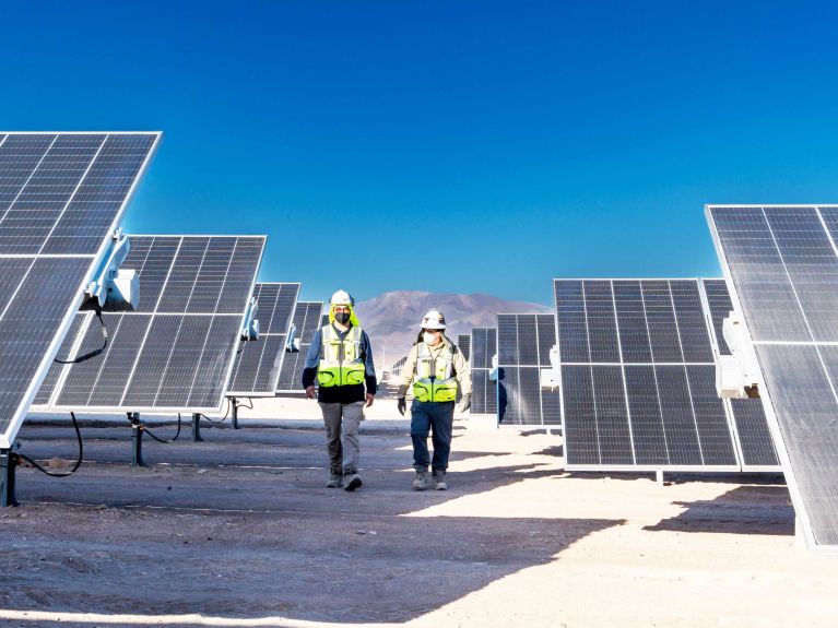 Solar power plant in the north of Australia 