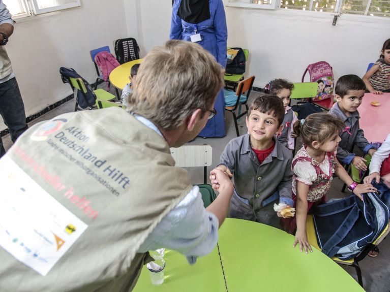 Une aide pour les enfants réfugiés en Jordanie