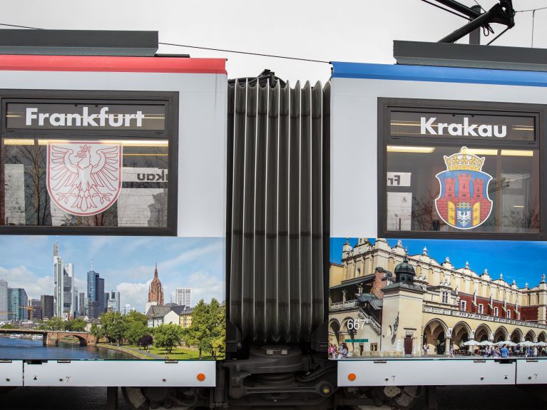 Symbol der Partnerschaft in Frankfurt