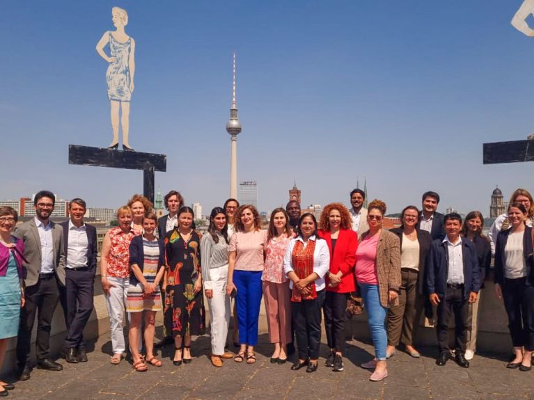 Visitors Programme participants in Berlin