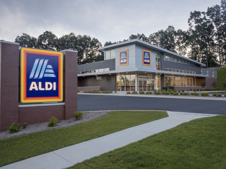 Aldi store in Harrisburg, USA, 2025