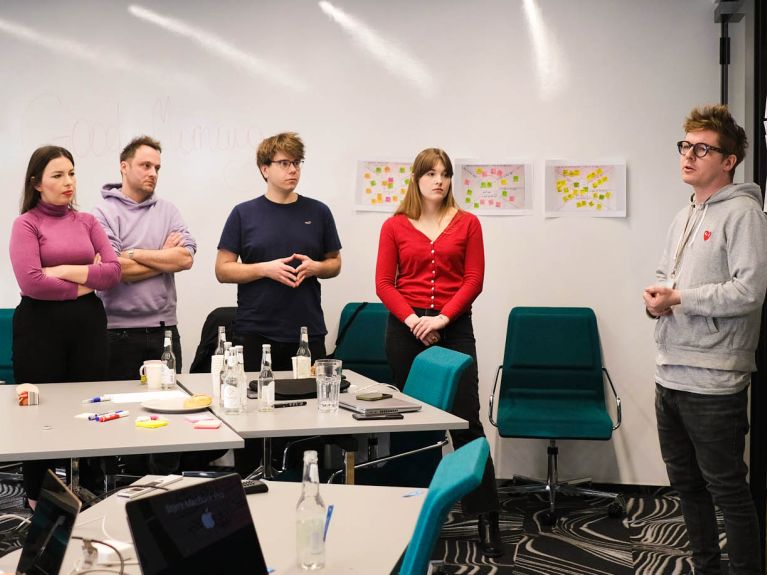 Części zespołu ENTR podczas Design Sprint w Polsce 