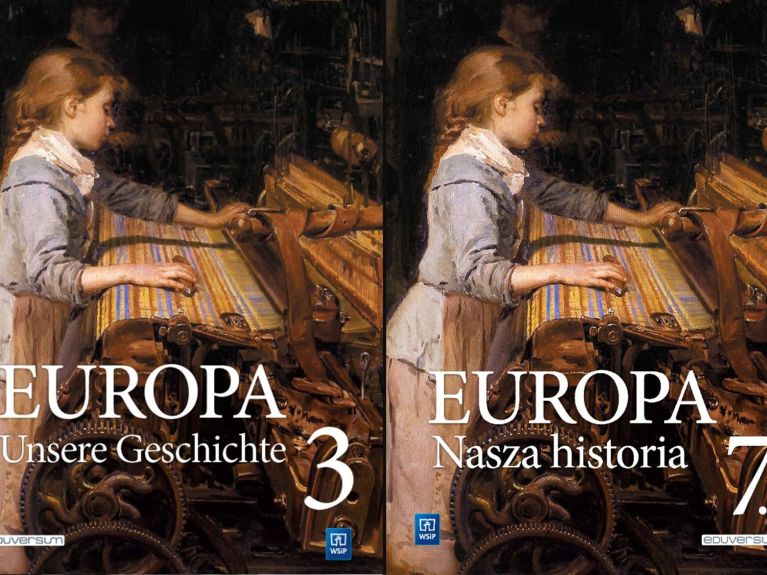 Ein Band des deutsch-polnischen Schulbuchs 