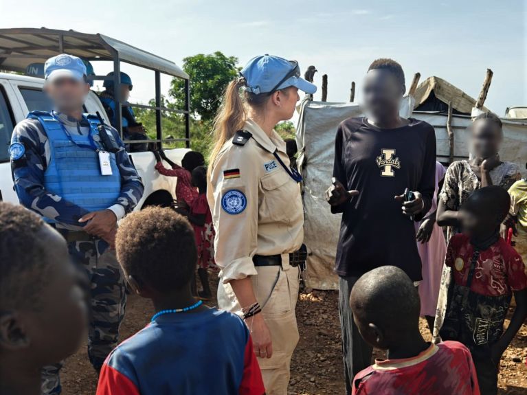 Stephanie Königs in Südsudan