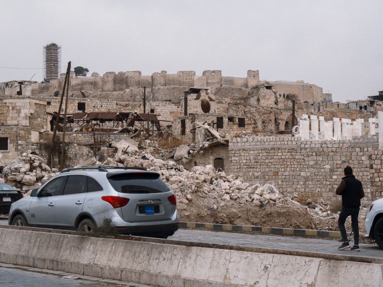 Große Teile Aleppos sind durch den Bürgerkrieg nach wie vor zerstört. 