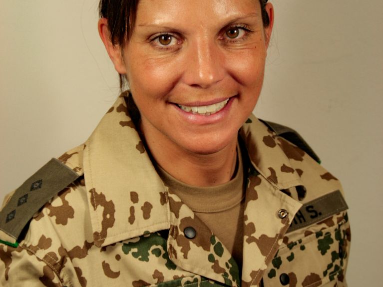 Captain Sandra Muth in Gao.