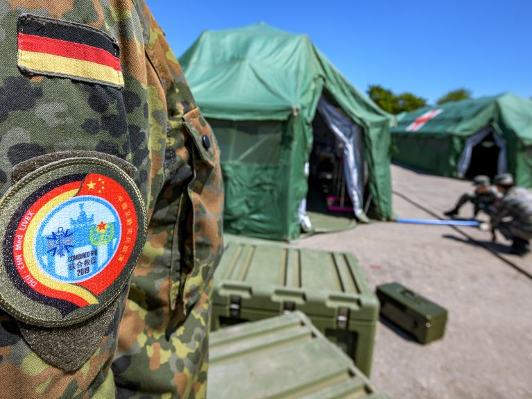 Chinese, German medics practice joint response 