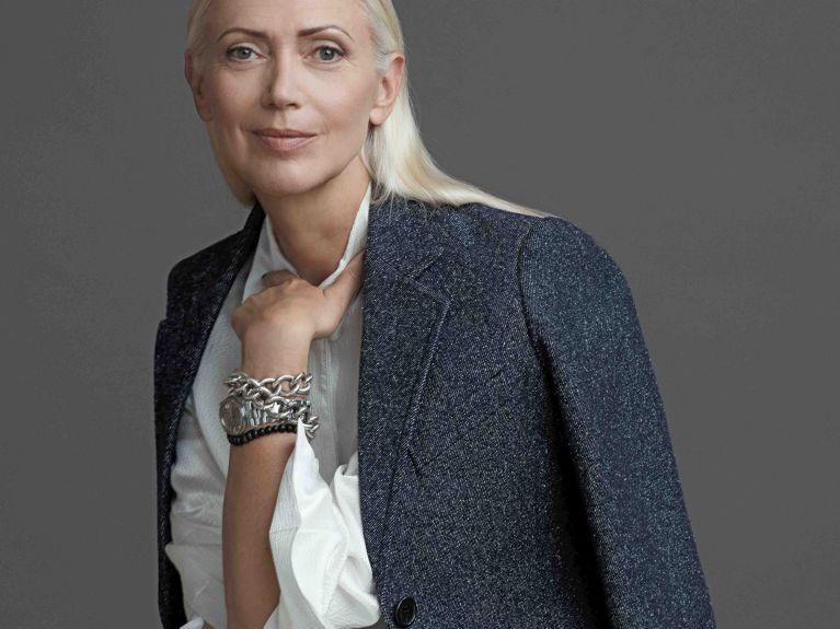 Christiane Arp, redactora jefe de la revista alemana "Vogue".