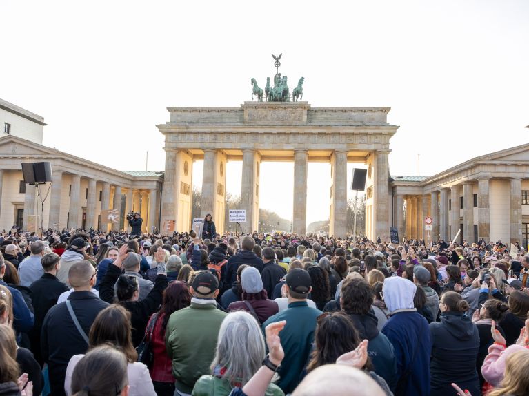 Demonstration in Berlin against sexualised digital violence