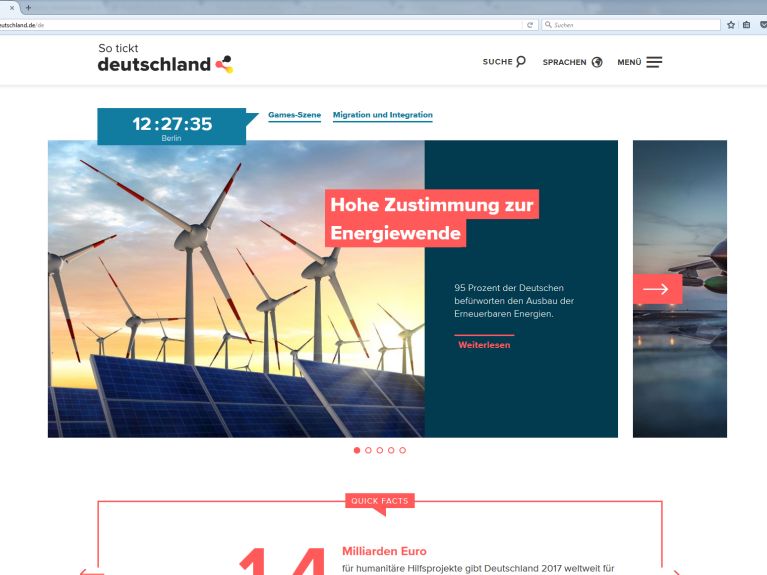 Deutschland.de Website