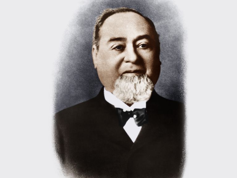 Levi Strauss around 1880.