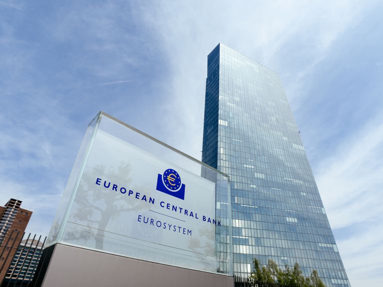 Europäische Zentralbank in Frankfurt am Main