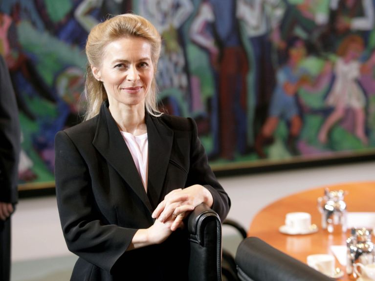 Von der Leyen in 2005 when she was Minister for Families