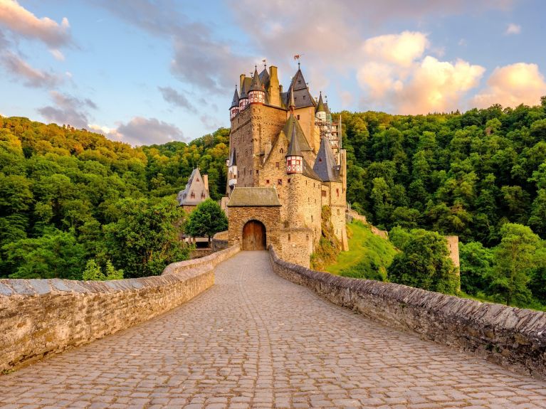 Vista de un castillo