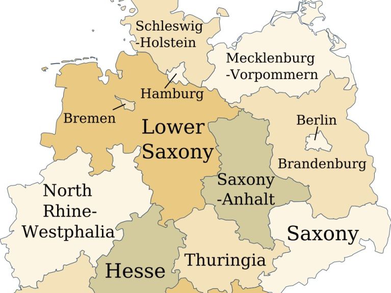 Mapa de Alemania