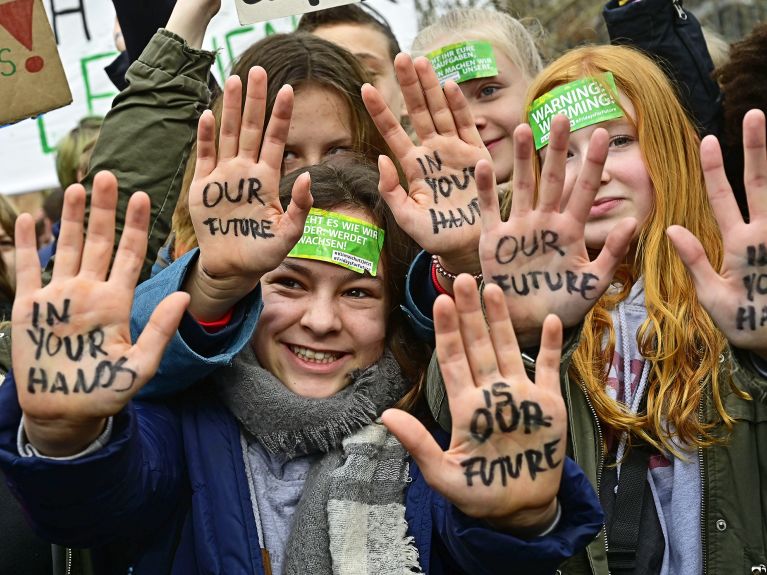 Fridays for Future: również w Niemczech uczniowie demonstrują na rzecz ochrony klimatu.