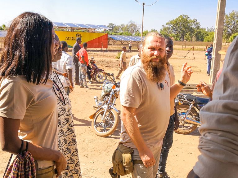 Os fundadores em Toukoto, Mali