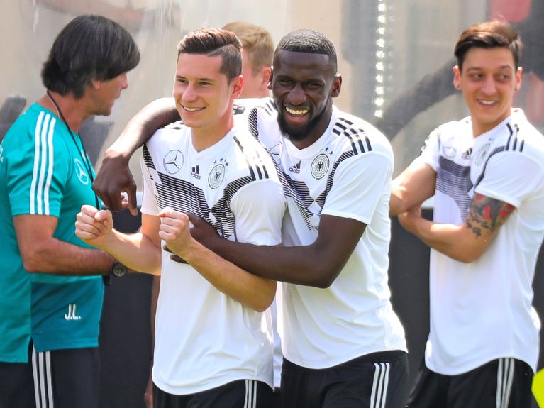 Seleção nacional alemã de futebol: alegria antecipada para a Copa do Mundo de 2018. 