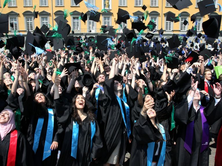 In Deutschland gibt es viele Unis von internationalem Rang.