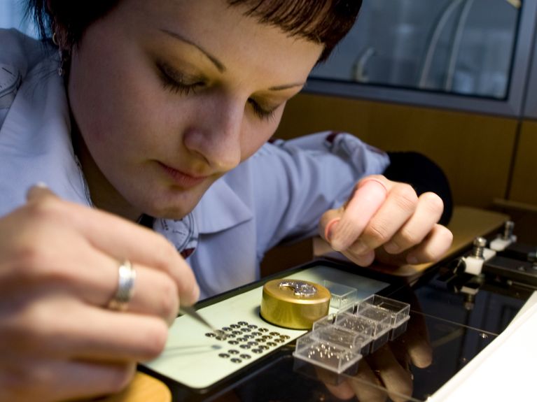 Precision handcraft at Nomos Glashütte Precision handcraft at Nomos Glashütte