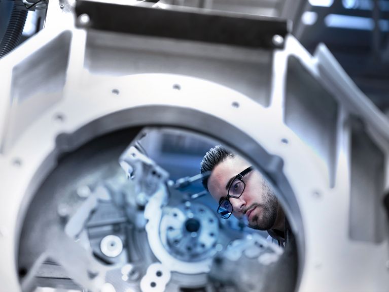 Engines being built at BMW