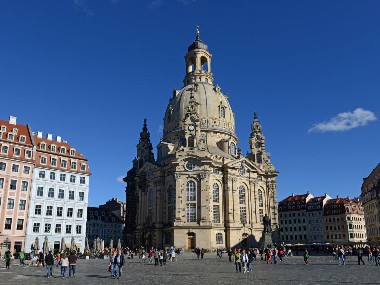 Dresden: the reconstructed Frauenkirche