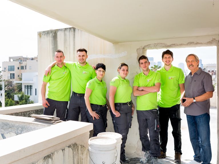 Starkes Team: Junge Handwerker aus Deutschland und Israel Starkes Team: Junge Handwerker aus Deutschland und Israel