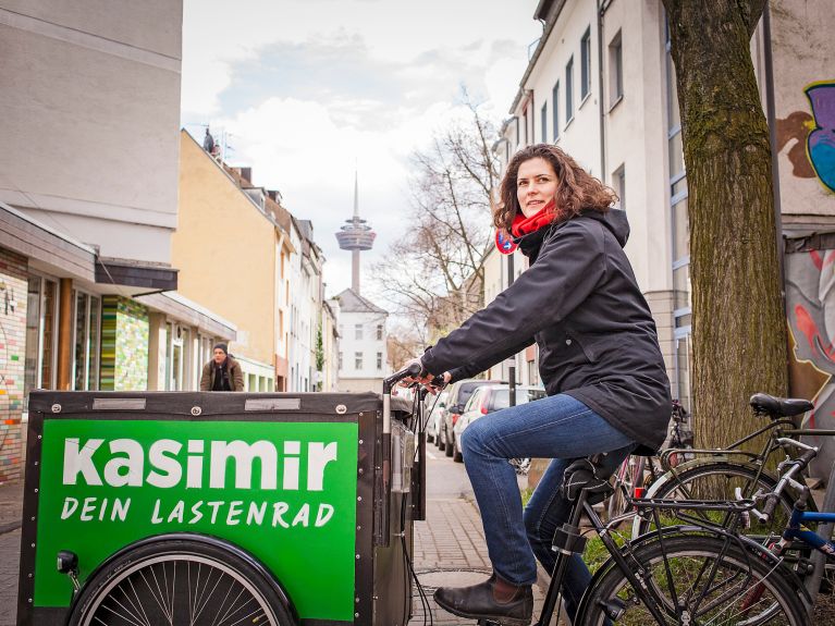 Lastenfahrräder sind in Deutschland ein großer Trend.