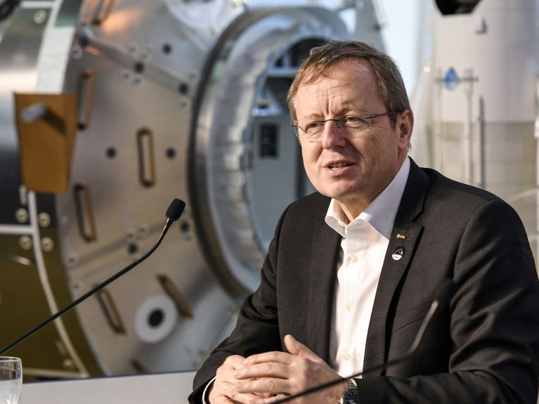 Jan Wörner é diretor-geral da ESA desde 2015. 