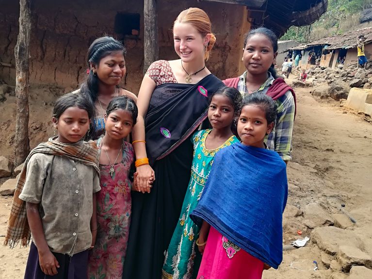 Anna Bartholomäi wyjechała w ramach programu „Weltwärts“ do Indii.