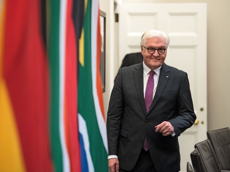 The German Federal President Frank-Walter Steinmeier.