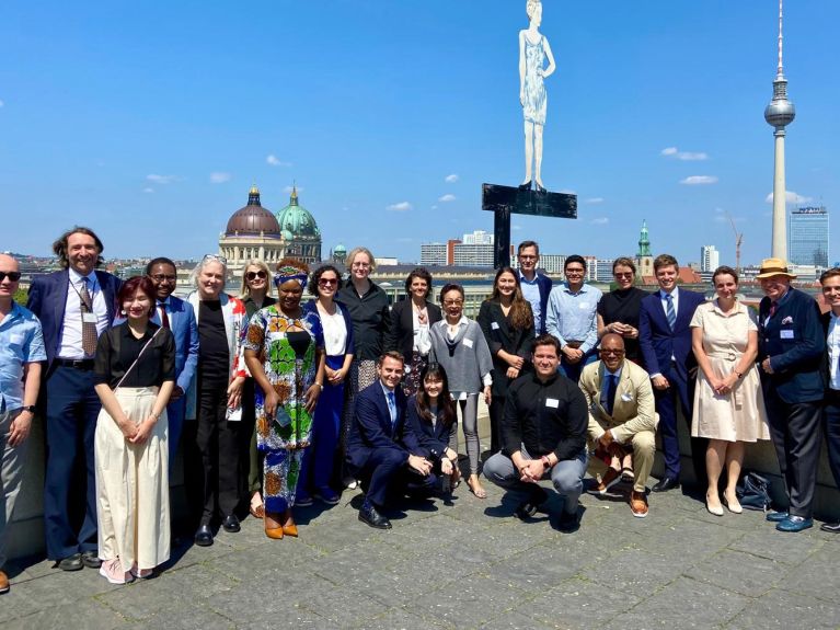Participants of the visitors’ trip to Berlin
