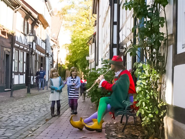 In Hamelin, the legend of the Pied Piper lives on to this day.