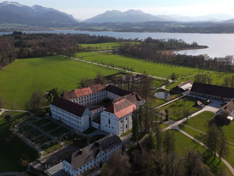 Eine Insel von oben 