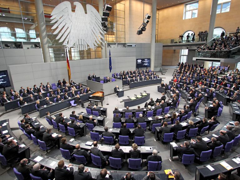 The Bundestag commemorated the Holocaust.