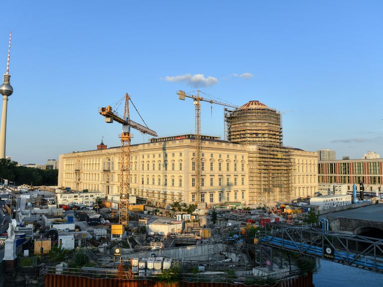 Le Humboldt-Forum dans le Stadtschloss reconstruit à Berlin.