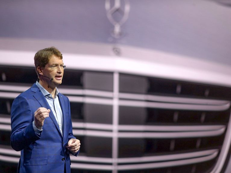 Daimler’s CEO Ola Källenius at the IAA, the International Motor Show in Frankfurt, Germany Daimler’s CEO Ola Källenius at the IAA, the International Motor Show in Frankfurt, Germany