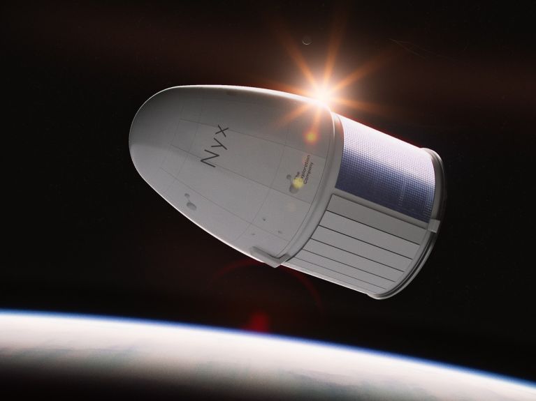 The Nyx reusable space capsule The Nyx reusable space capsule