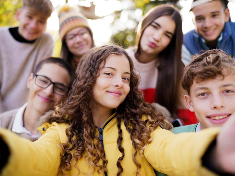 Junge Deutsche sind zuversichtlich Junge Deutsche sind zuversichtlich