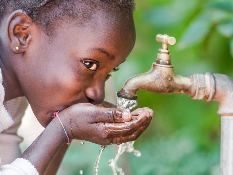 Drawing water in Ethiopia 